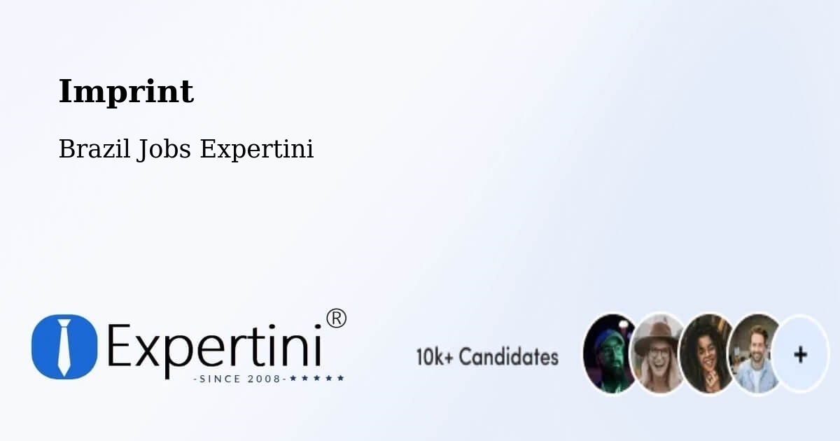 Imprint – Itajá - Brazil Jobs Expertini