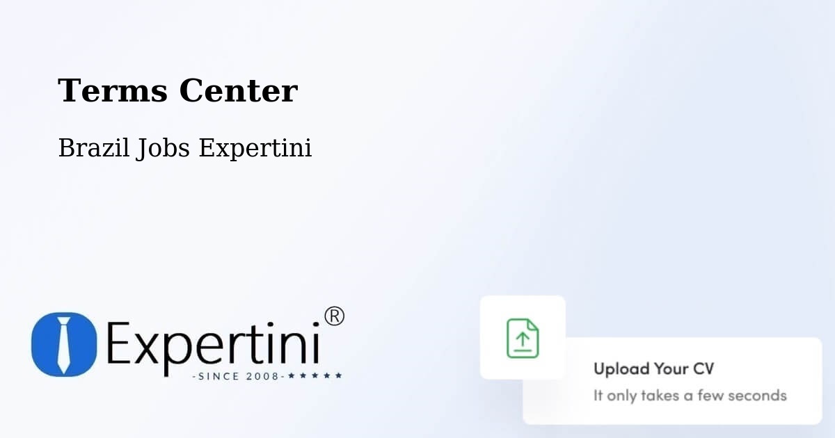Terms of Service – Itajá - Brazil Jobs Expertini